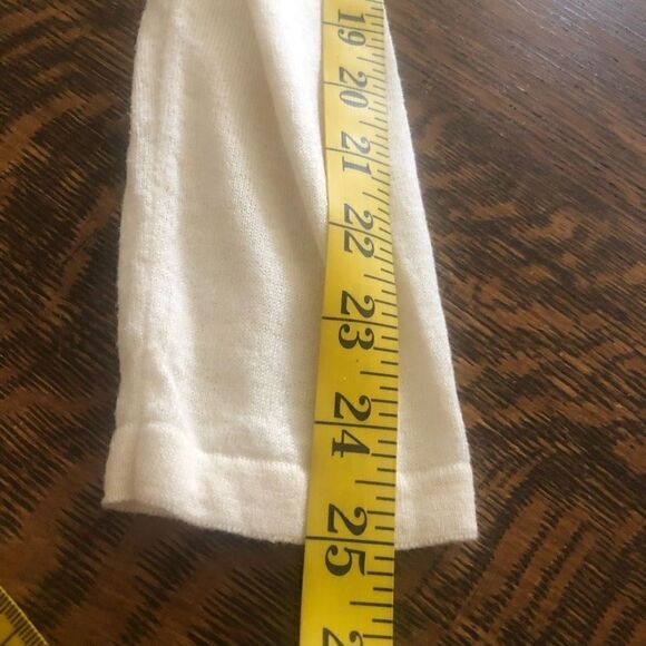 Toad & Co Soft Oatmeal Wool Blend Lagenlook, Light Academia Cardigan Sweater SzS - Picture 12 of 13